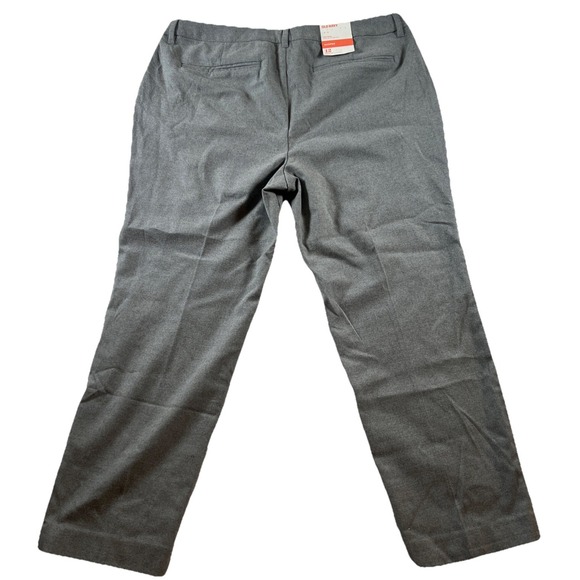 Old Navy Womens Pants Gray Size 12 Harper Mid Rise Stretch Polyester Blend NWT - Picture 2 of 9